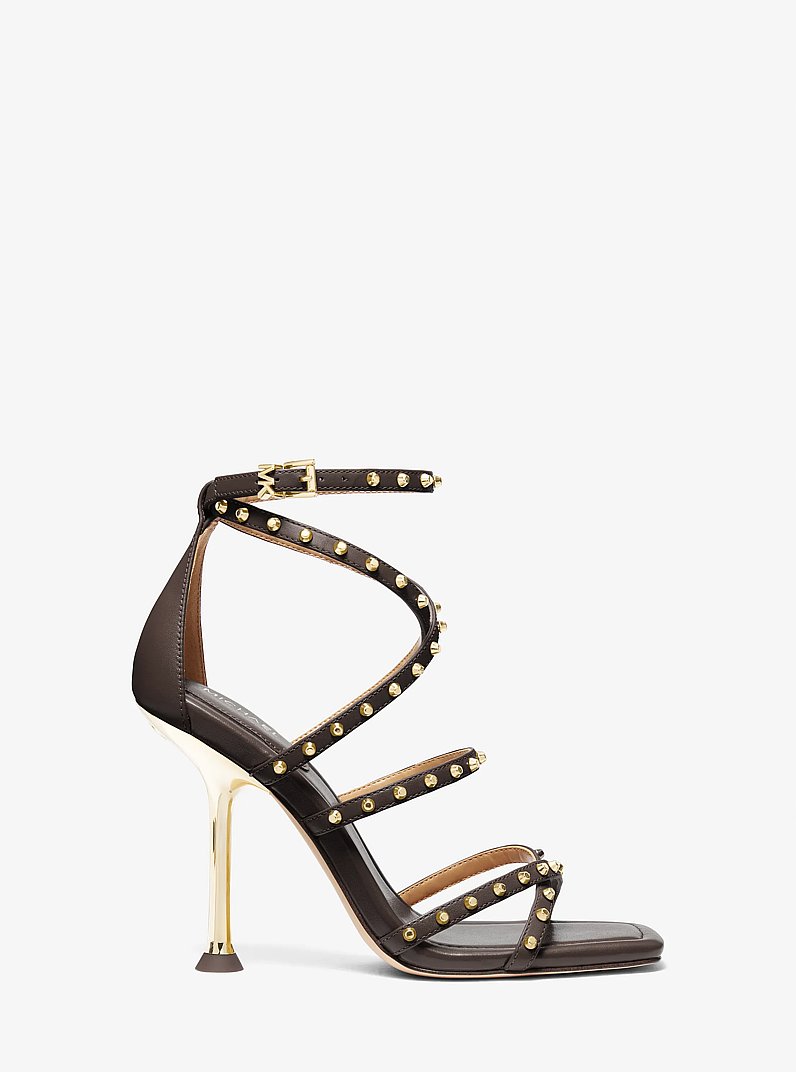 Imani Studded Leather Sandal