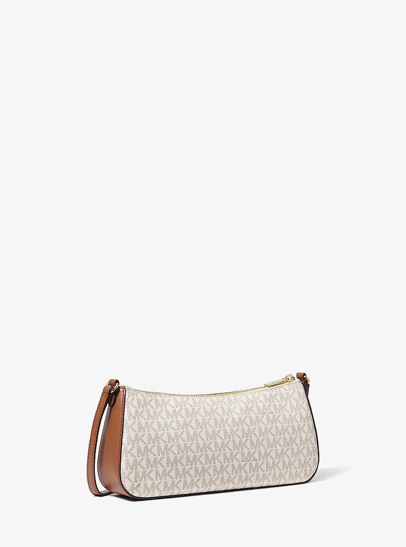 Petite pochette Sammy &agrave; logo Signature in VANILLE | Michael Kors