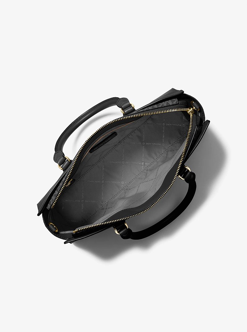 Sacoche Arden de taille moyenne &agrave; fermeture &eacute;clair sur le dessus in NOIR | Michael Kors