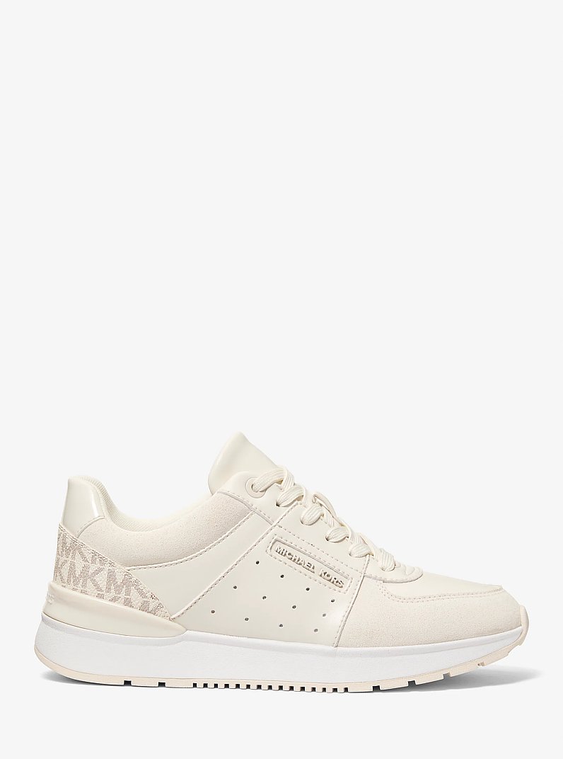 Artis Mixed-Media Trainer in VANILLA | Michael Kors