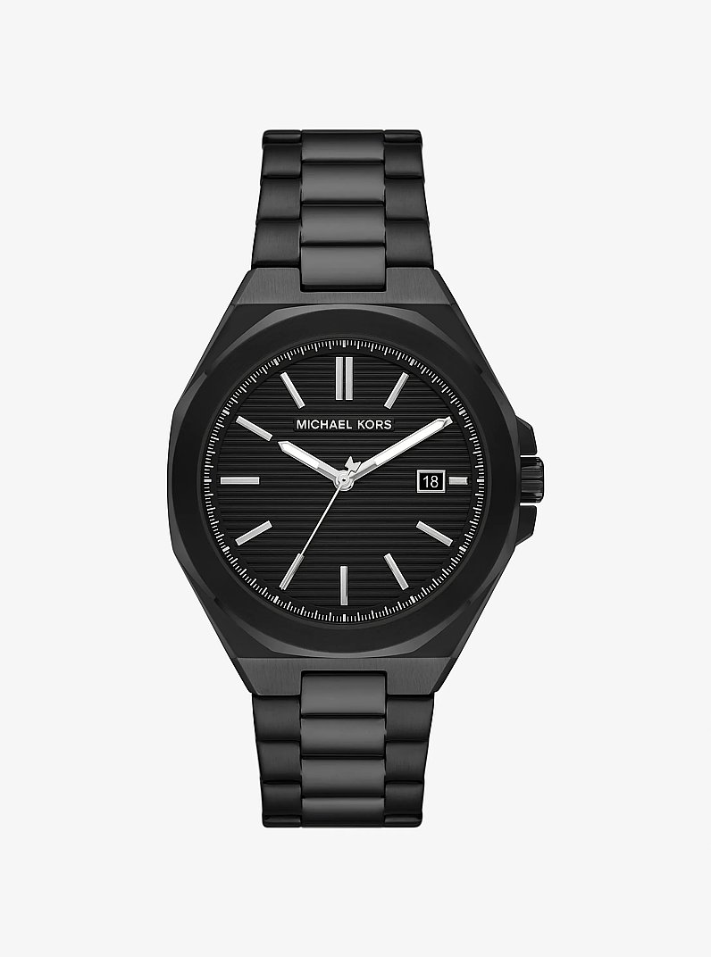 Callum Black-Tone Watch in BLACK | Michael Kors