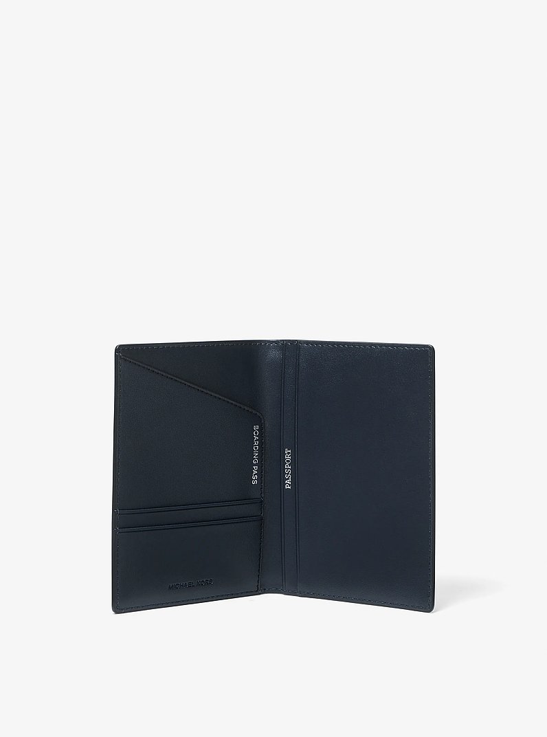 Logo Passport Wallet in ADML/PL BLUE | Michael Kors