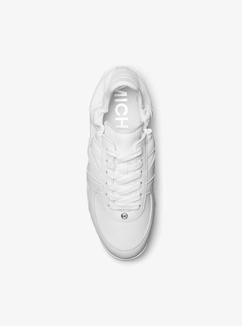 Colt Leather Trainer in OPTIC WHITE | Michael Kors