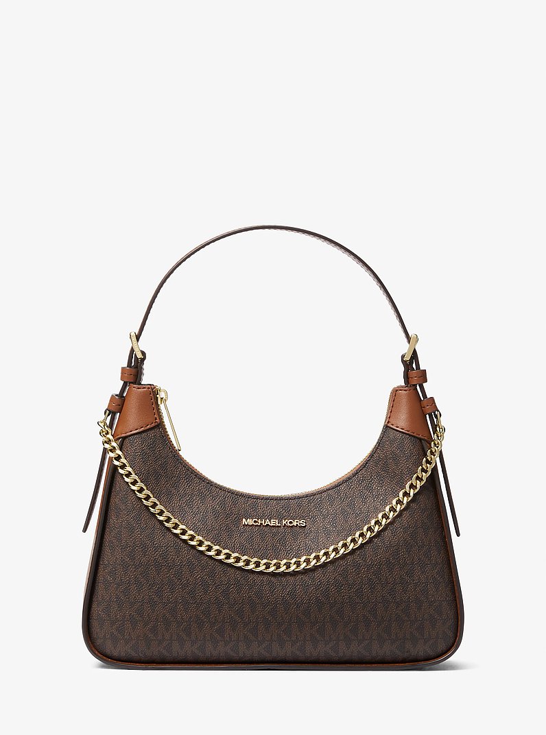 Wilma Medium Signature Logo Shoulder Bag