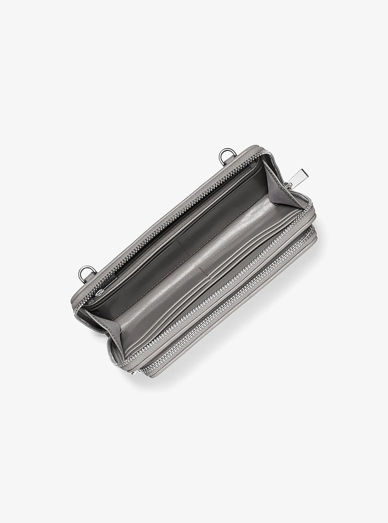 Jet Set Large Nylon Crossbody Bag in STORM | Michael Kors