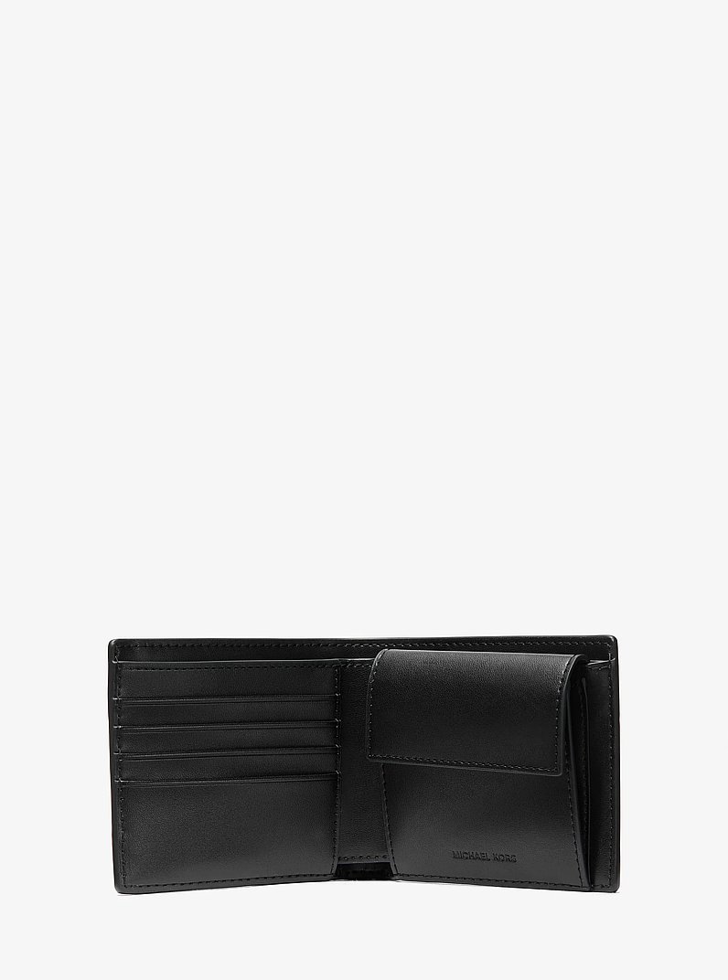 Porte-billets Hudson en cuir gaufr&eacute; &agrave; motif de crocodile in BOGUE | Michael Kors
