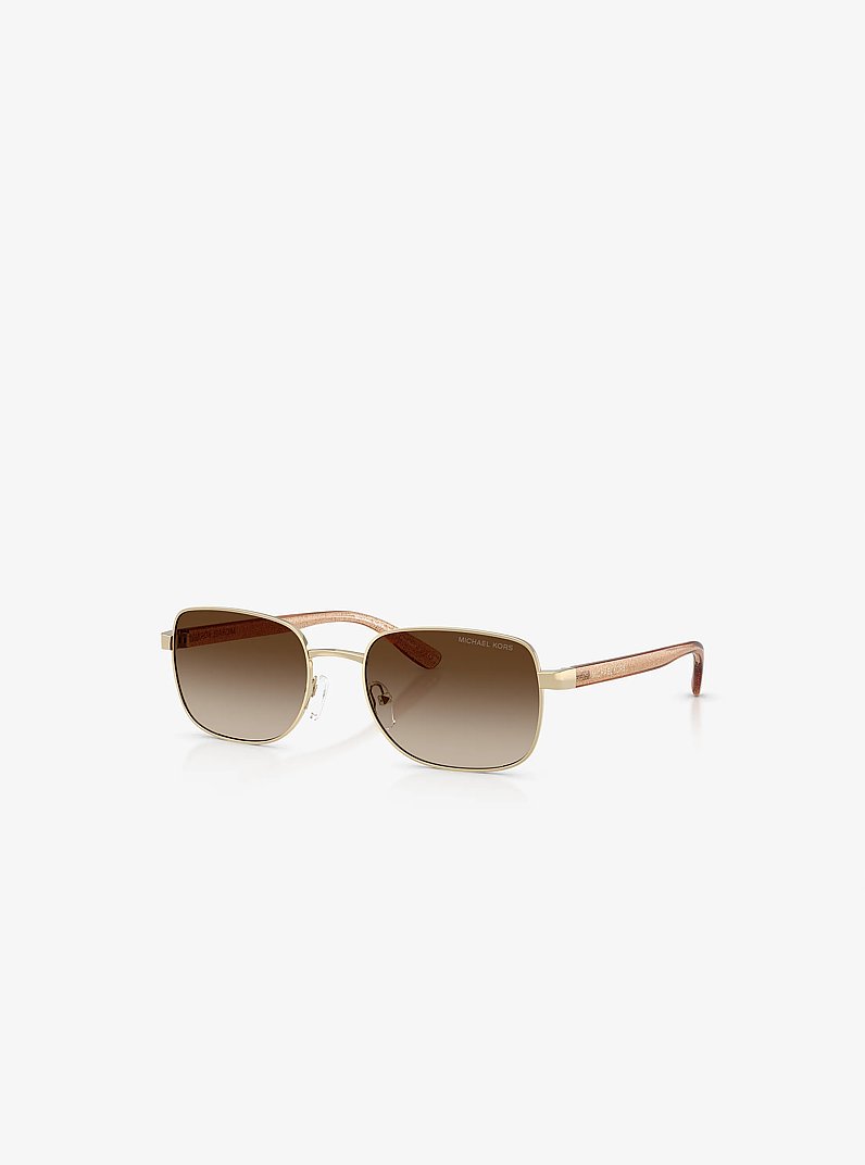 S&atilde;o Paulo Sunglasses in LIGHT GOLD | Michael Kors