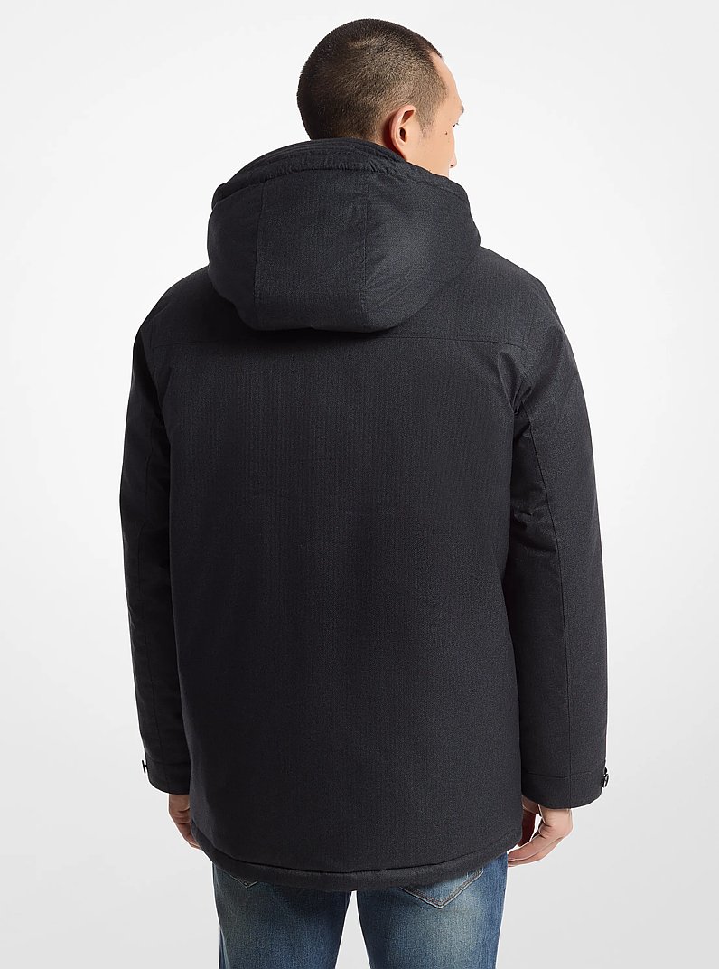 Parka con estampado de espiga in NEGRO | Michael Kors