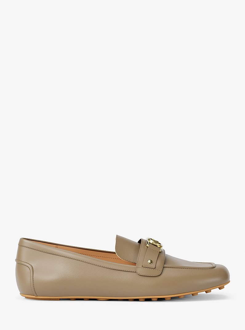 Fl&acirc;neur de style mocassin Mandy en cuir in BOGUE | Michael Kors