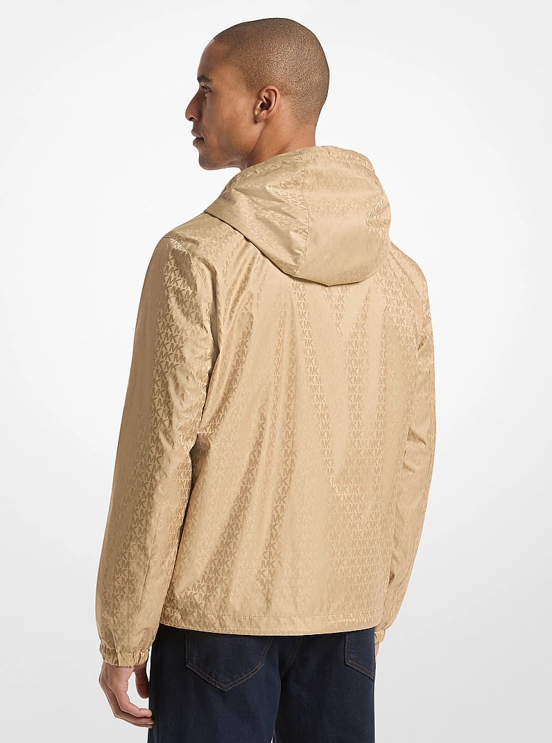 Anorak cir&eacute; &agrave; logo in POIL DE CHAMEAU | Michael Kors
