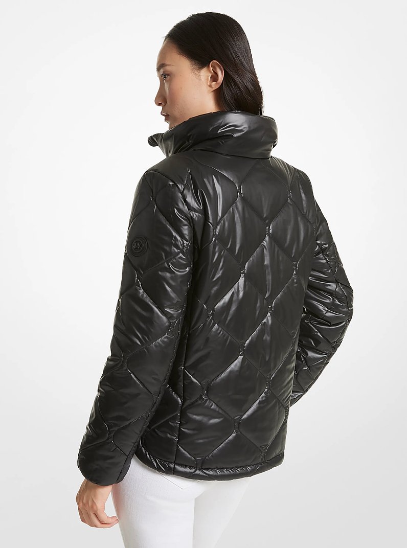 Quilted Puffer Jacket in BLACK | Michael Kors