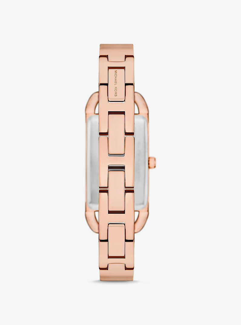 Montre-bracelet miniature Empire de ton or rose &agrave; pav&eacute; in OR ROSE | Michael Kors