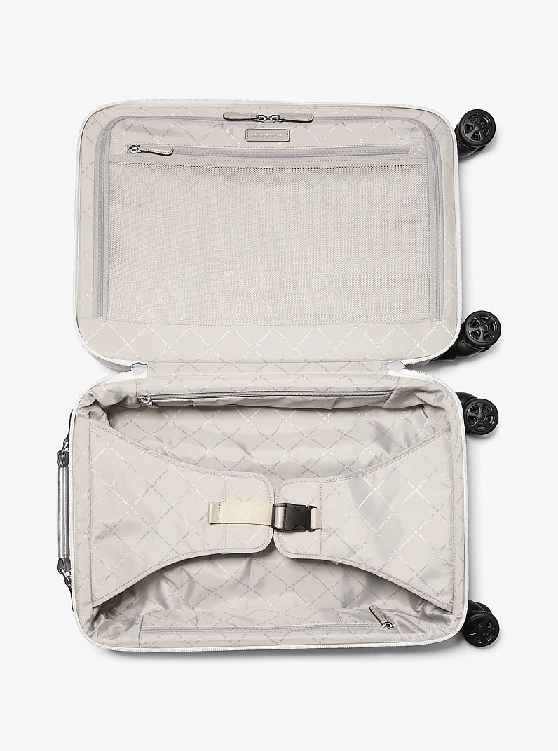 Petite valise &agrave; ornements et &agrave; logo Signature in BLANC OPTIQUE | Michael Kors