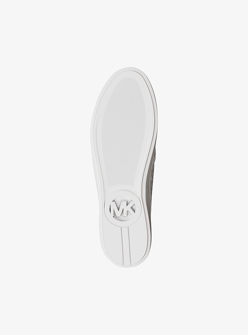 Teddi Signature Logo Slip-On Sneaker in BRIGHT WHT | Michael Kors
