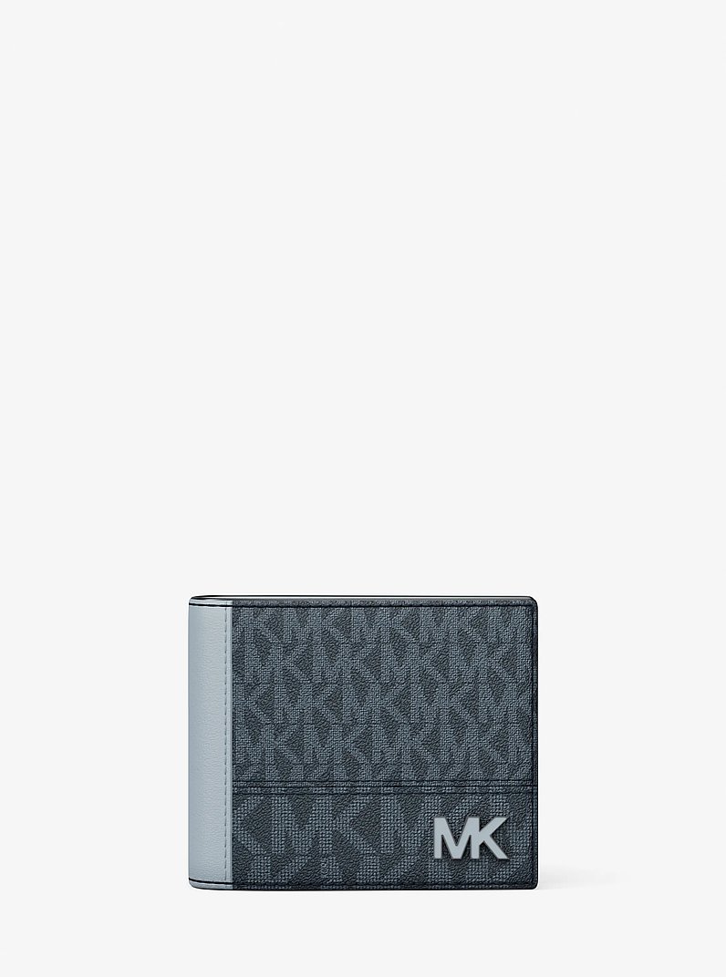 Billetera Cooper plegable con logotipo exclusivo in ADMIRL MULTI | Michael Kors