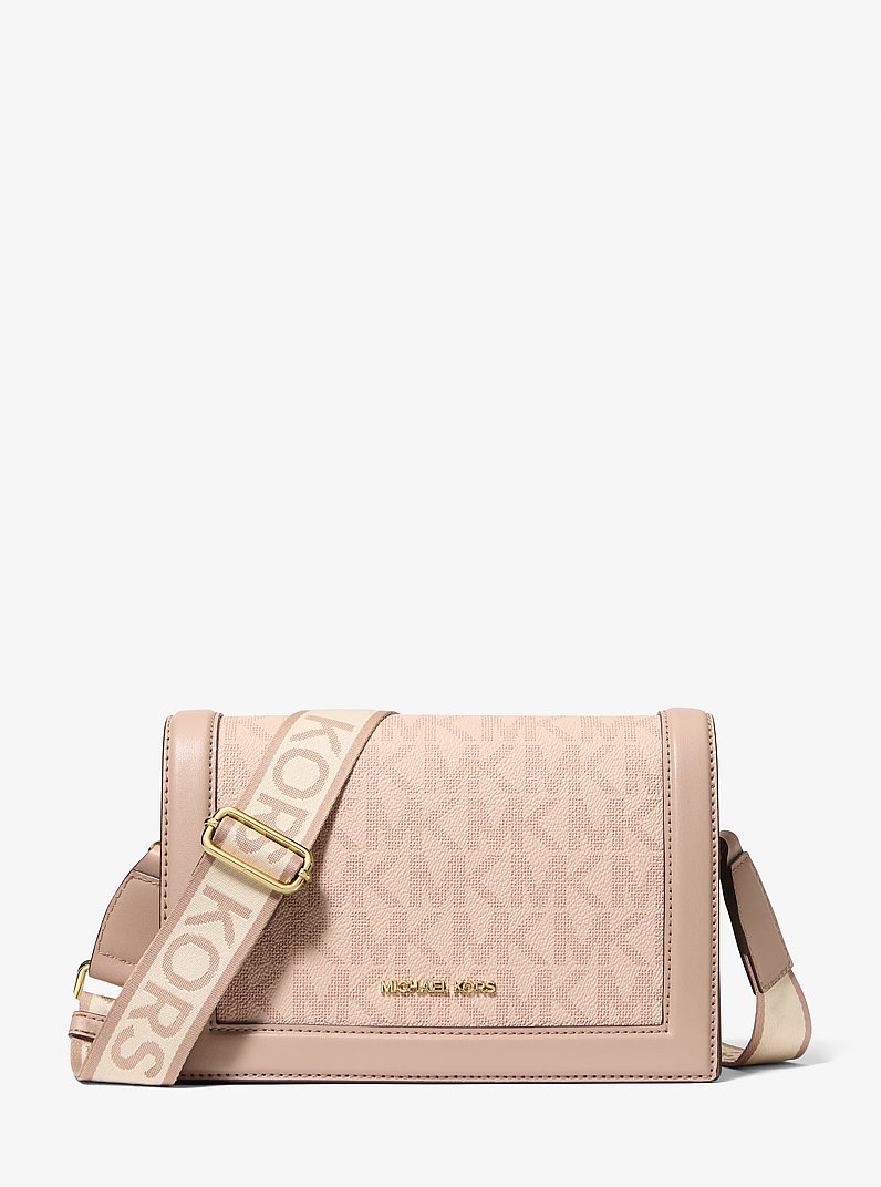 Borsa a tracolla Jet&nbsp;Set grande con logo in BALLET | Michael Kors