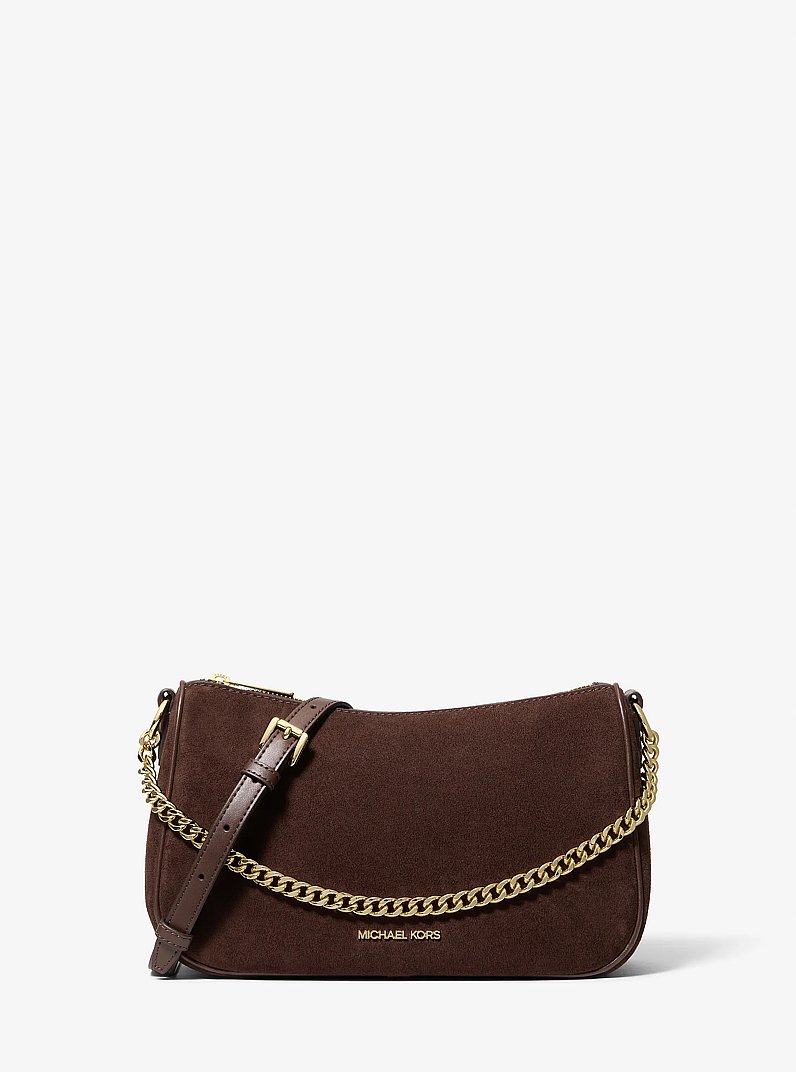 Carmela Medium Convertible Crossbody Bag in NUTMEG | Michael Kors