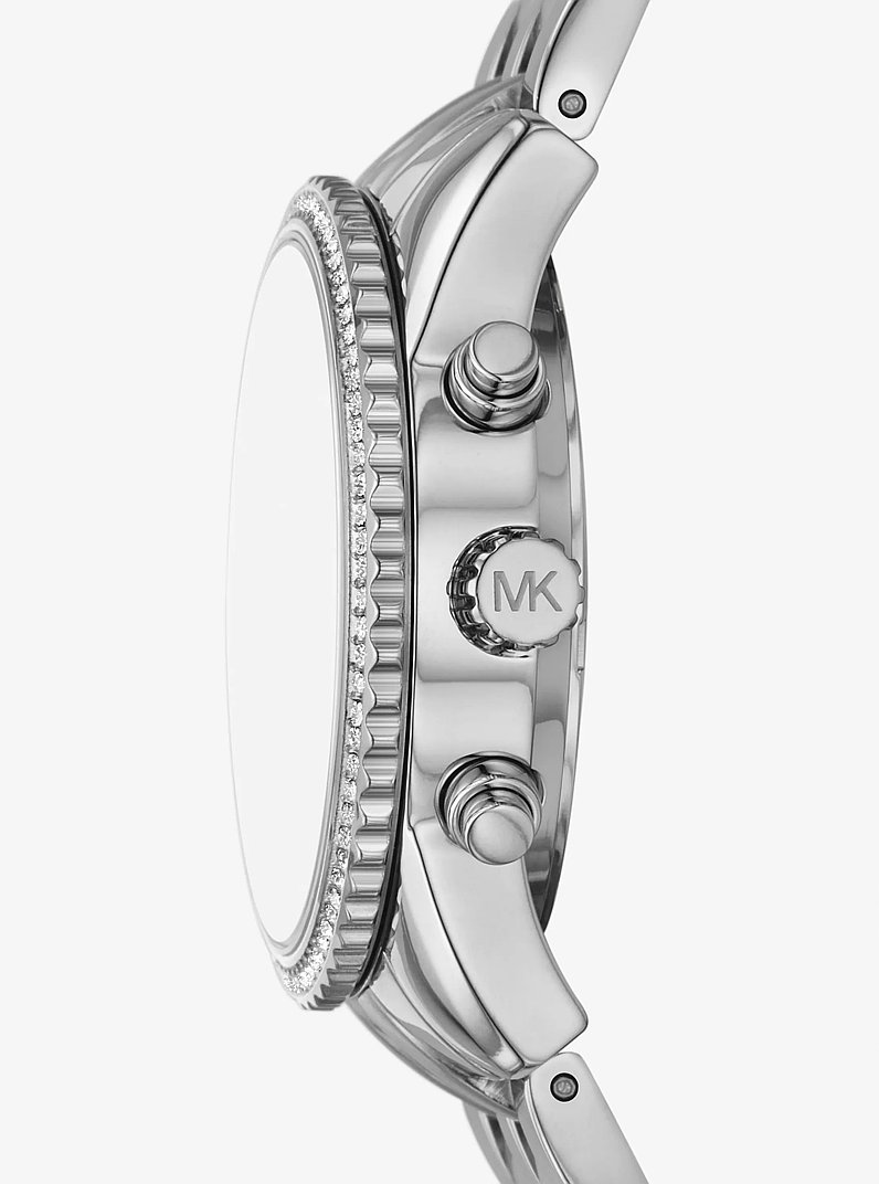 Mini Bryant Silver-Tone Watch in SILVER | Michael Kors