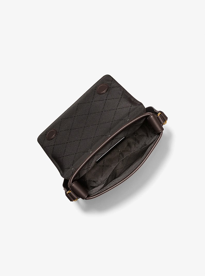 Bolso messenger Hudson mini de gamuza in CHOCOLATE | Michael Kors