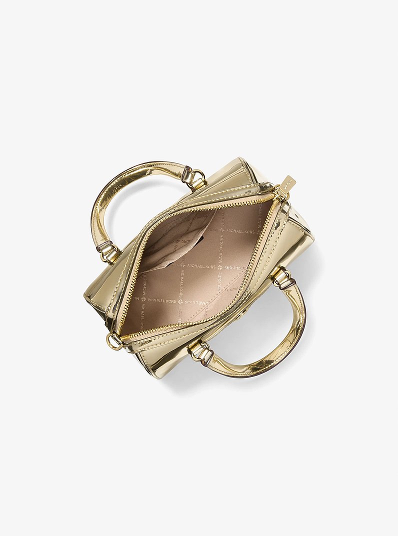 Jet Set Small Metallic Convertible Crossbody Bag in PALE GOLD | Michael Kors