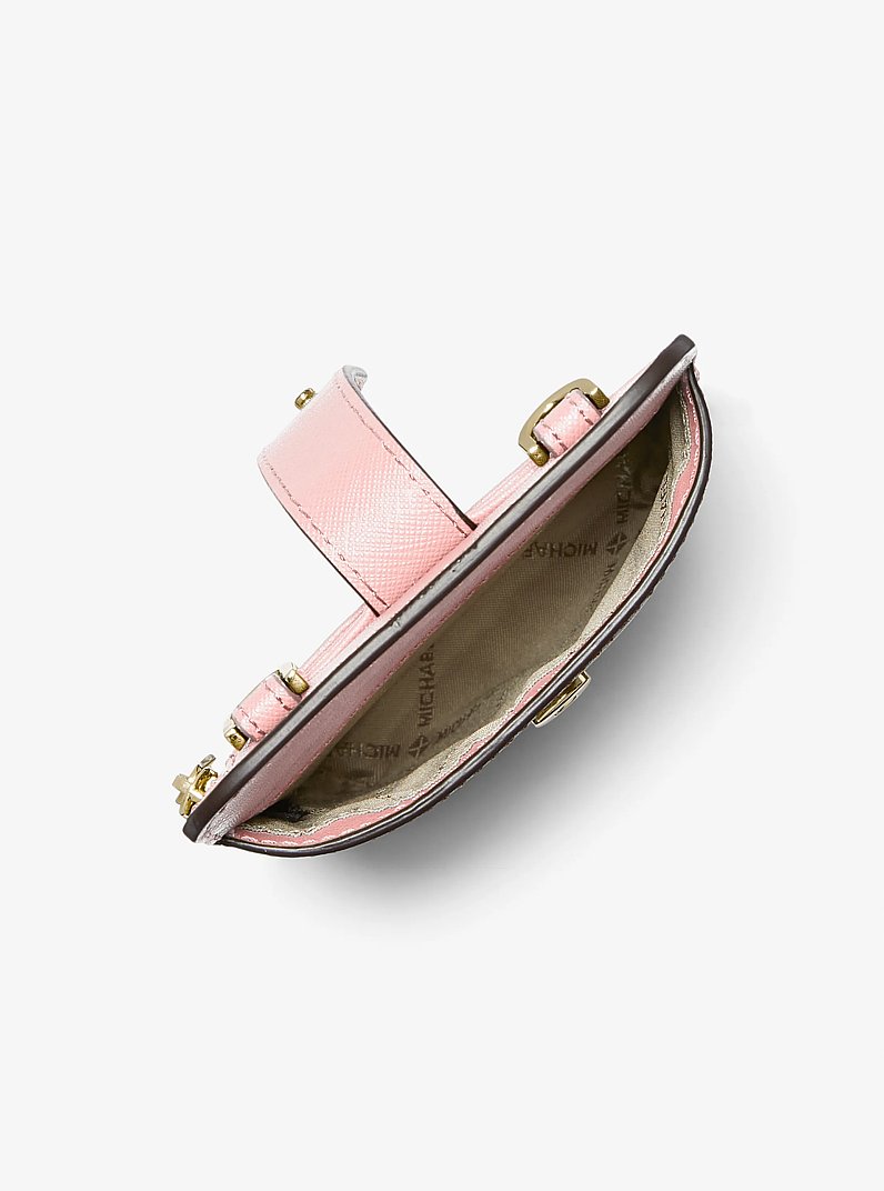 Bandolera de piel saffiano con compartimento para smartphone in ROS&Aacute;CEO POLVORIENTO | Michael Kors