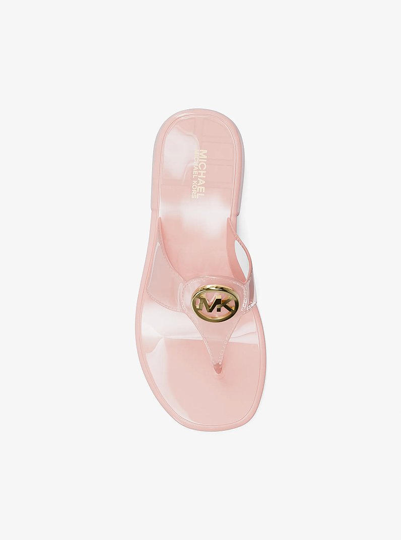 Hannah Jelly T-Strap Sandal in POWDER BLUSH | Michael Kors