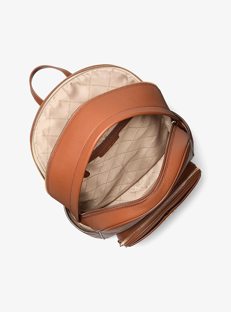 Rucksack Bex Large aus gekrispeltem Leder in LUGGAGE | Michael Kors