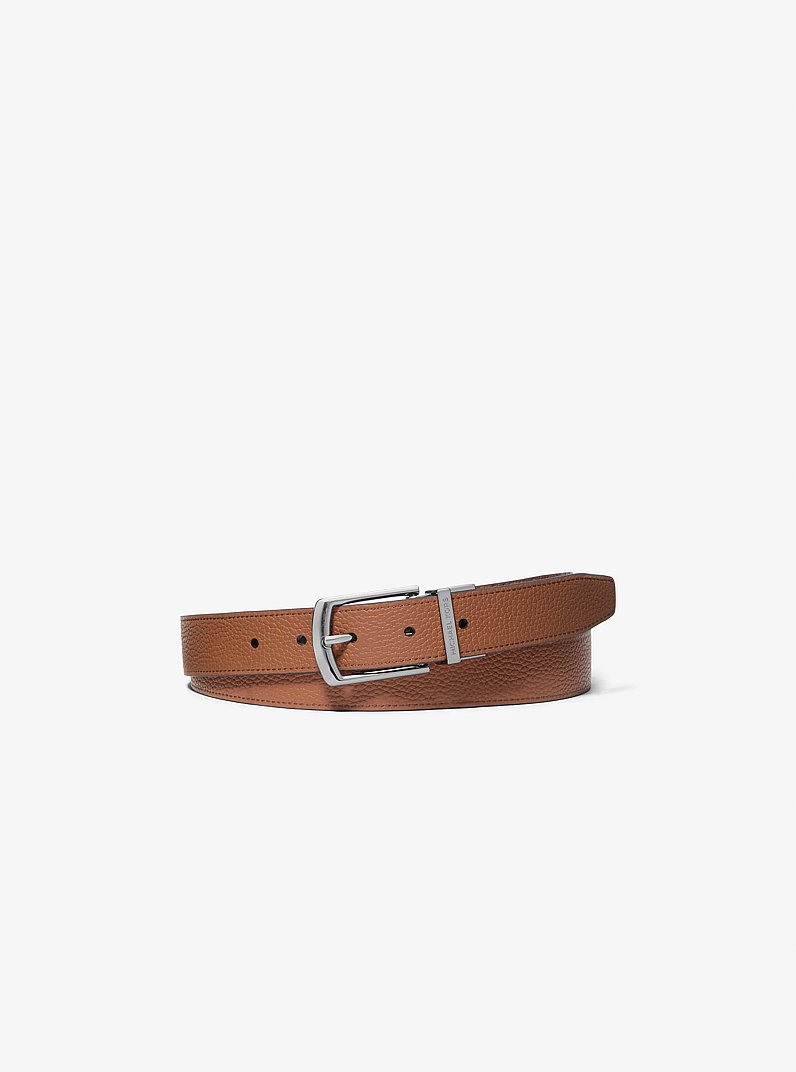 Reversible Leather Belt in LUGGAGE | Michael Kors