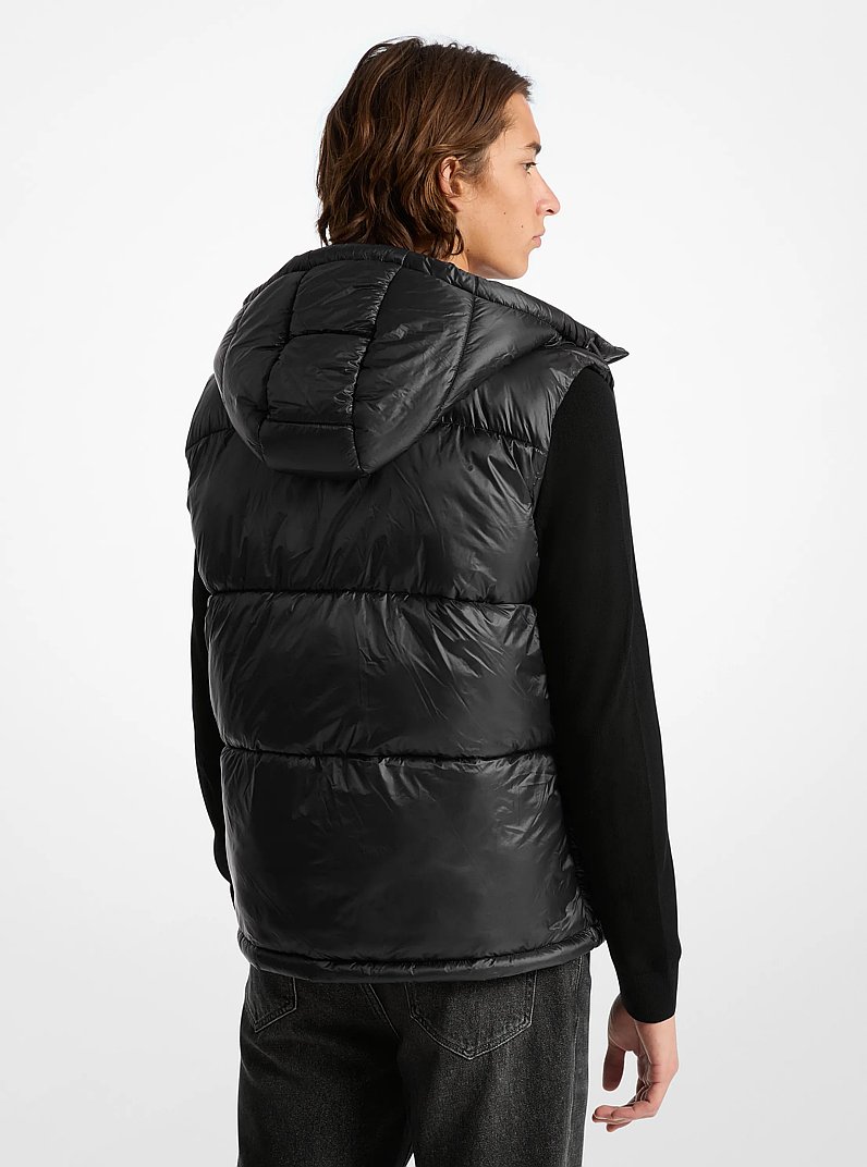 Law Nylon Vest in BLACK | Michael Kors