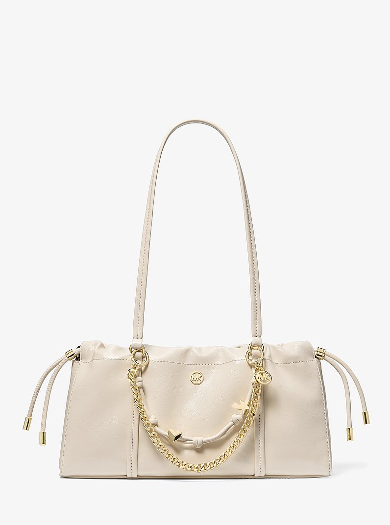 Petit sac &agrave; &eacute;paule Matilda cintr&eacute; in CR&Egrave;ME L&Eacute;GER | Michael Kors