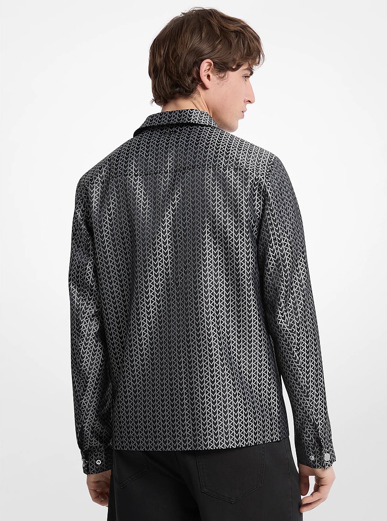 MK2000 Logo Jacquard Jacket in CONCRETE | Michael Kors