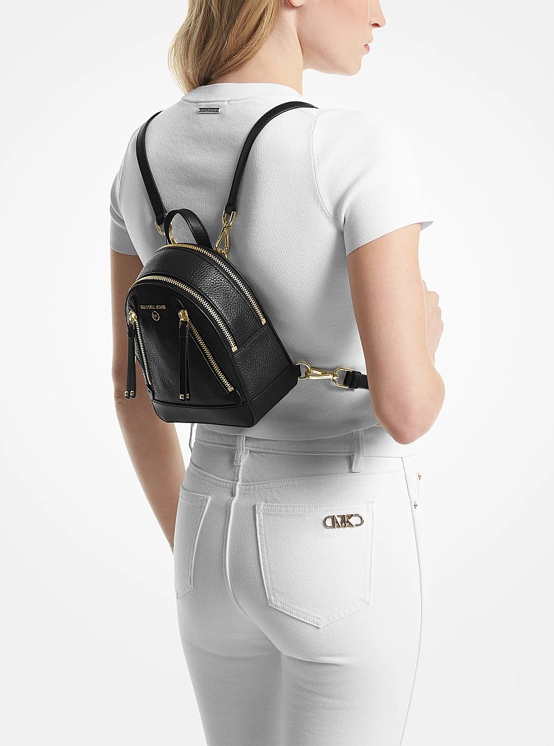Brooklyn Extra-Small Pebbled Leather Backpack