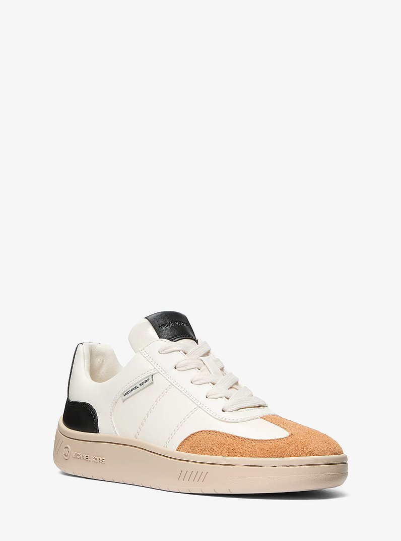 Kai Mixed-Media Sneaker in OXBLOOD MLTI - Sale | Michael Kors [US]