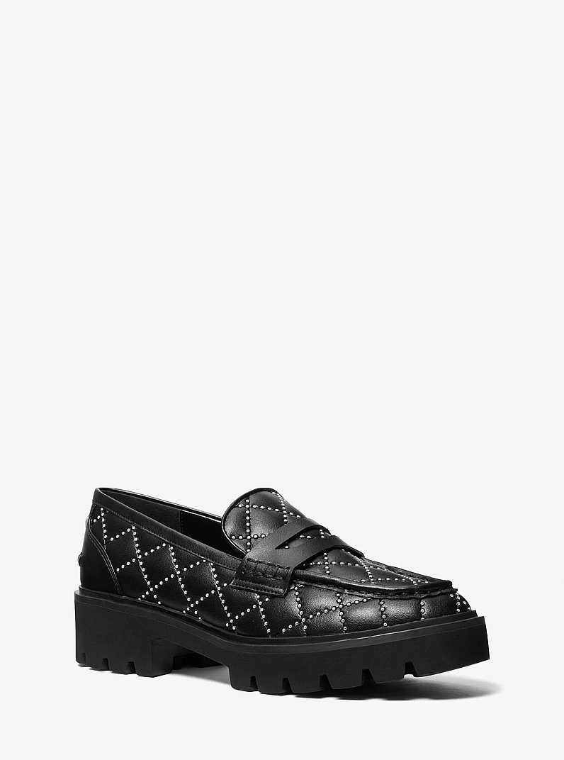 Holland Studded Loafer in BLACK | Michael Kors
