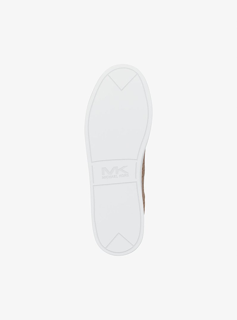 Zapatilla Keating con logotipo exclusivo in CAQUI | Michael Kors