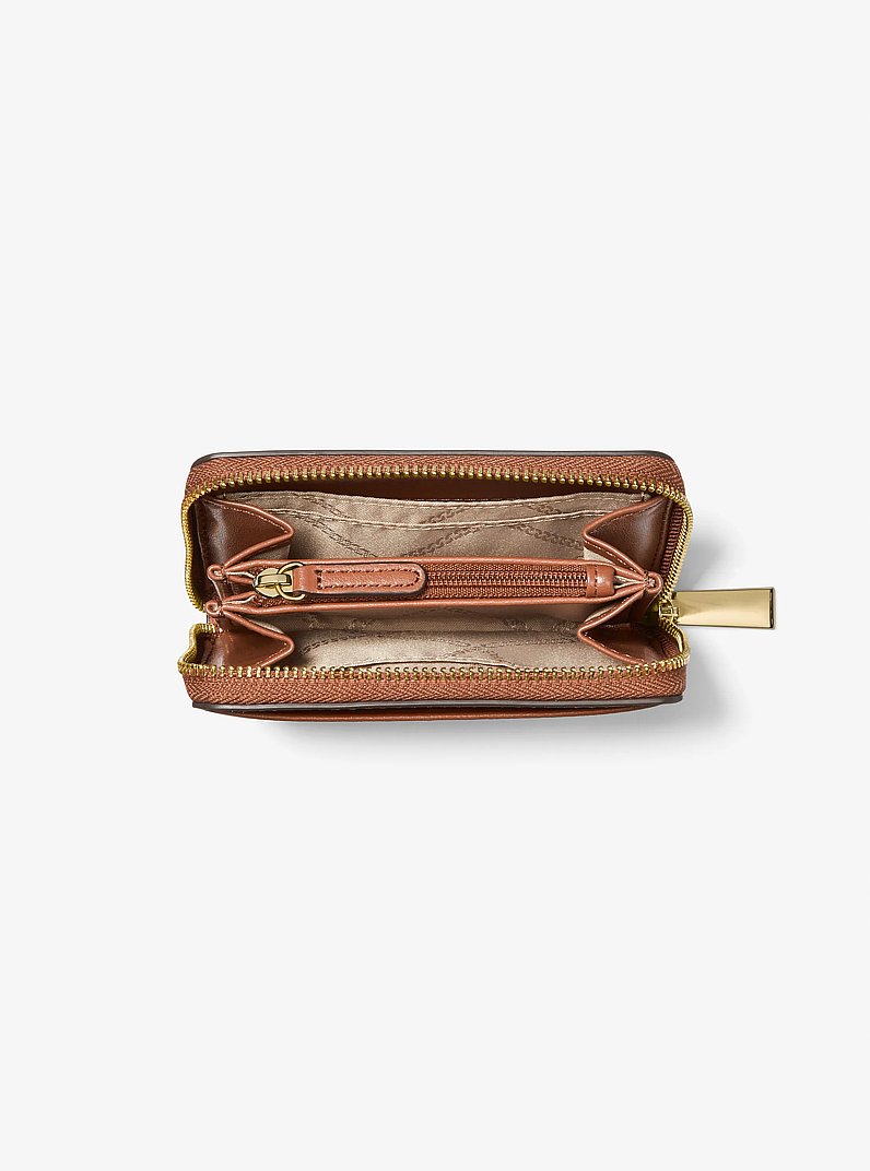 Brieftasche Jet Set Small mit Logo in LUGGAGE | Michael Kors