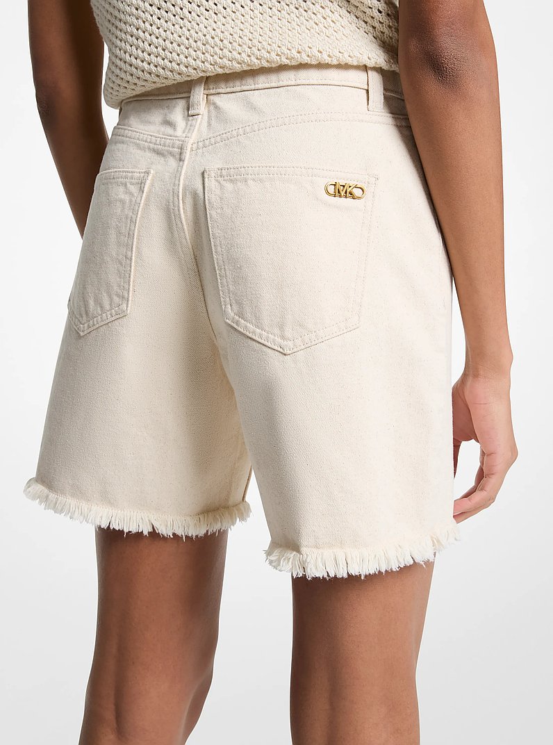 Pantal&oacute;n corto de denim estilo boyfriend in [3467] | Michael Kors