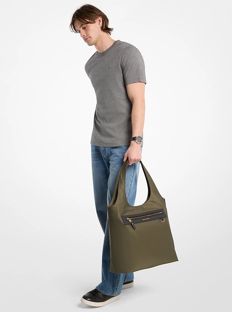 Hudson Nylon Tote Bag in LODEN | Michael Kors