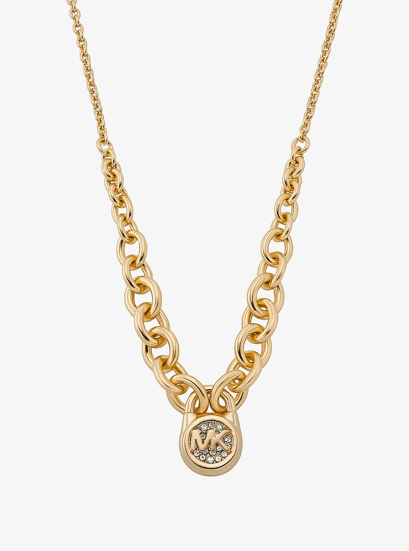 Collier &agrave; cadenas &agrave; pav&eacute; in OR | Michael Kors