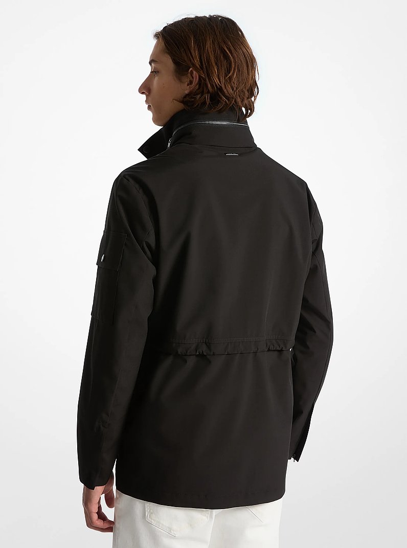 Woven Field Jacket in BLACK | Michael Kors