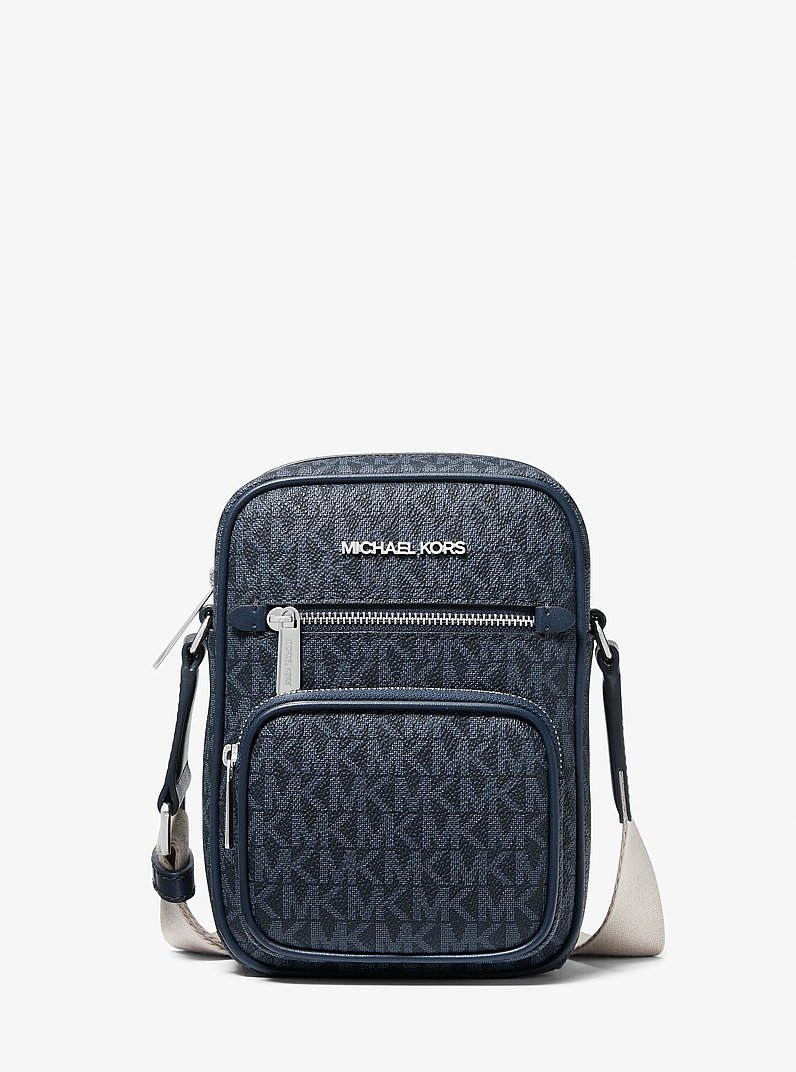 Jet Set Medium Signature Logo Crossbody Bag in ADMIRAL | Michael Kors