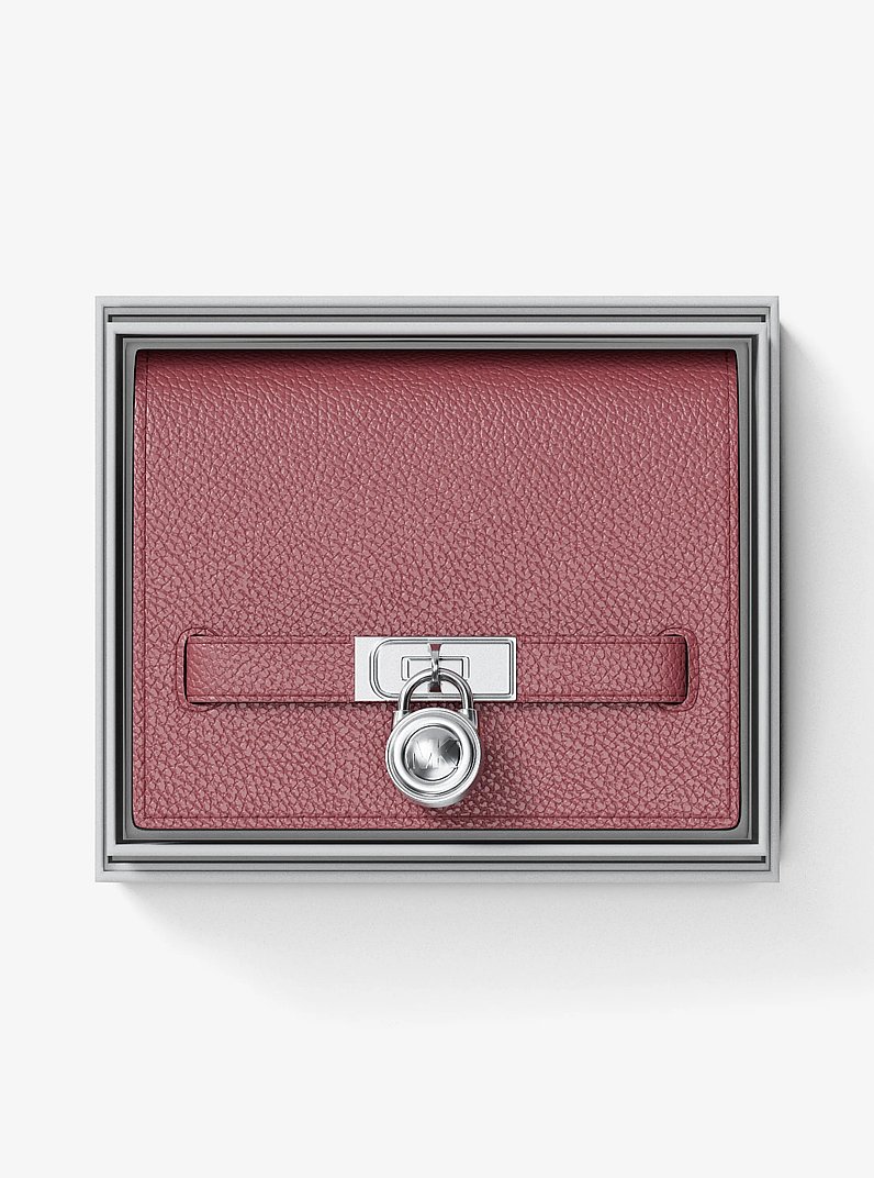 Hamilton Moderne Small Leather Wallet in ROSEWOOD | Michael Kors