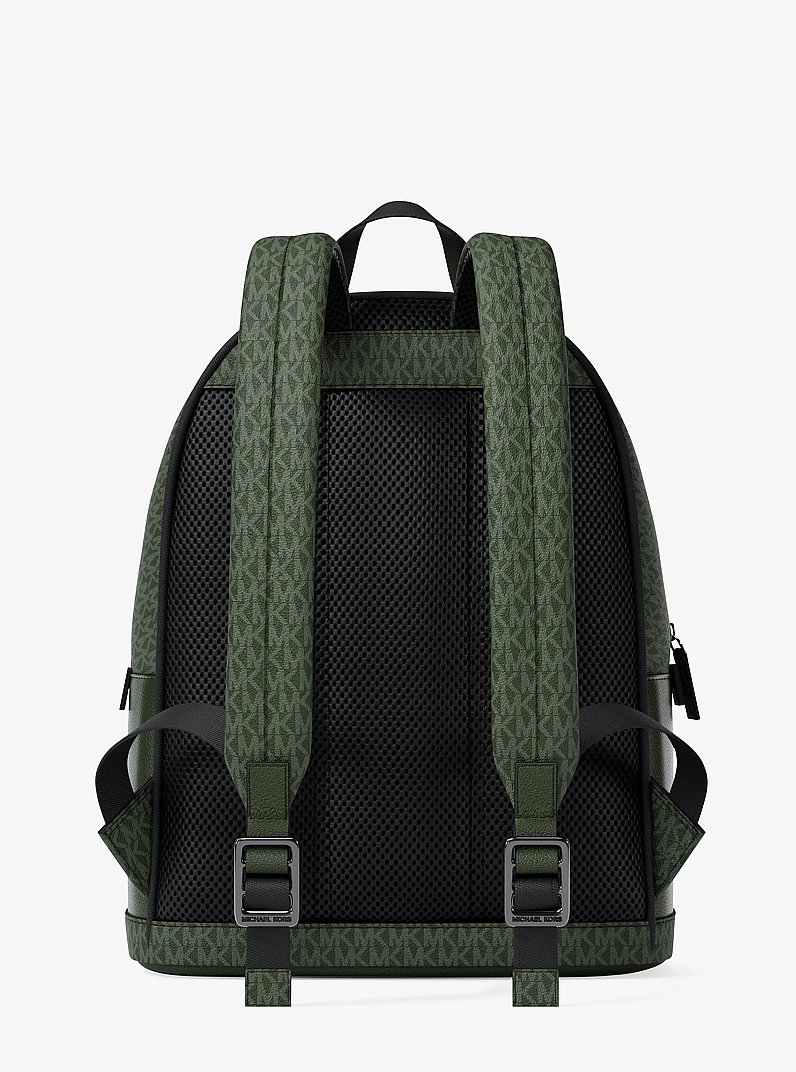 Mochila Cooper mediana de piel granulada y logotipo exclusivo para trayectos diarios in MUSGO | Michael Kors