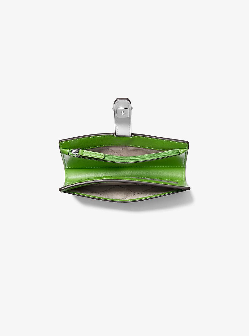Greenwich Medium Signature Logo Wallet in JUNGLE | Michael Kors