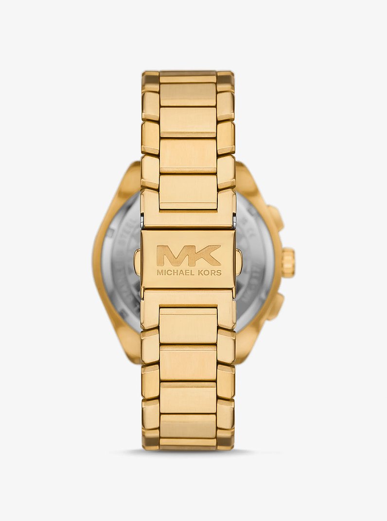 Oversized Accelerator 2.0 Gold-Tone Watch in GOLD | Michael Kors