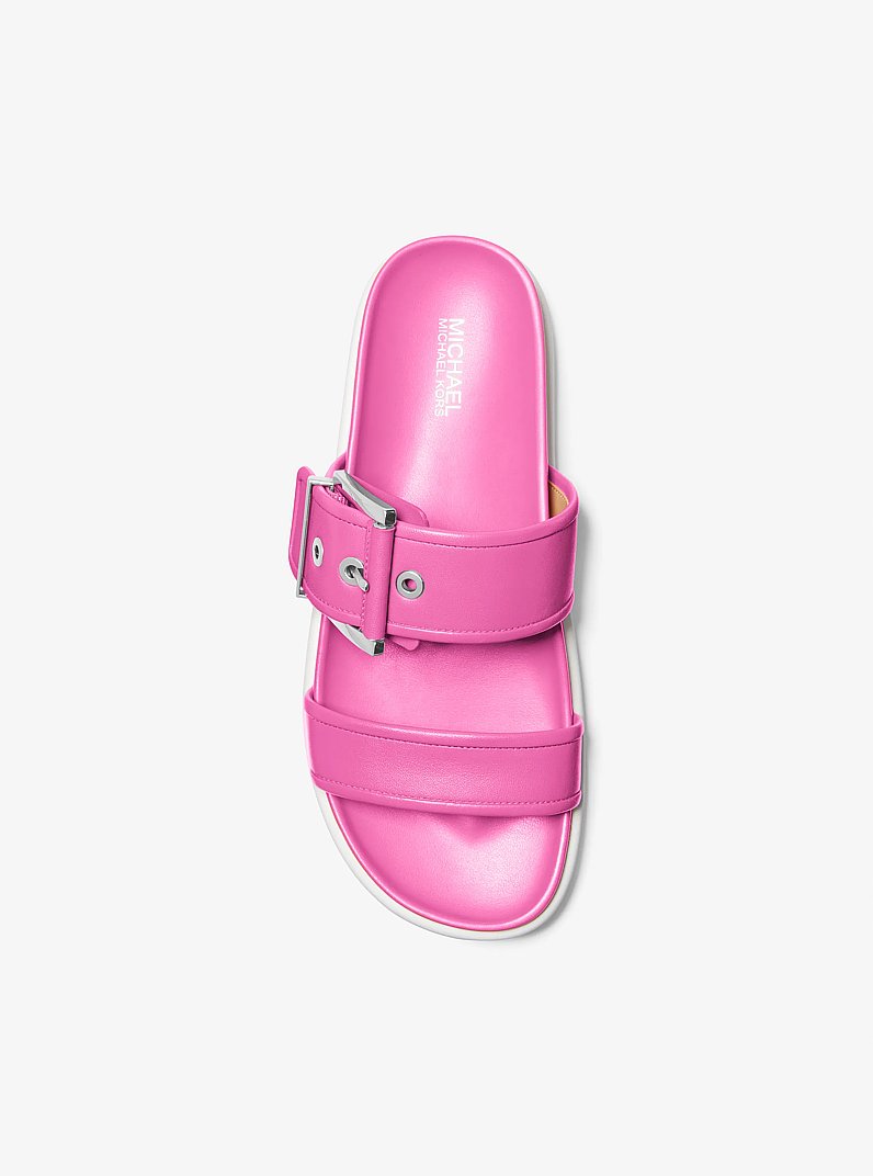 Pantolette Colby aus Leder in KIRSCHE | Michael Kors