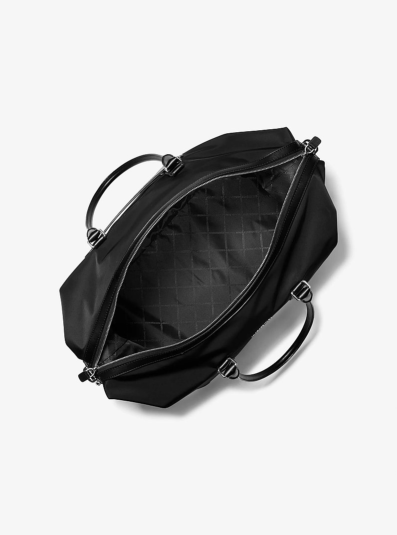 Brooklyn Recycled Nylon Duffel Bag in BLACK | Michael Kors
