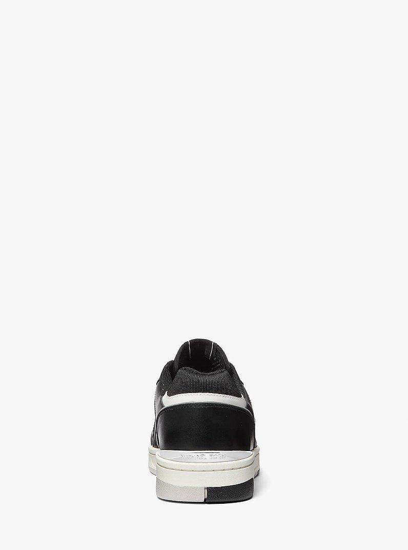 Rebel Leather Sneaker in BLACK | Michael Kors