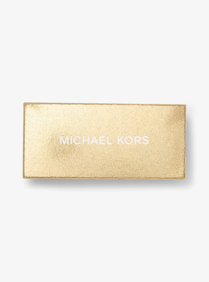 Metallic Empire Signature Logo Glasses Case