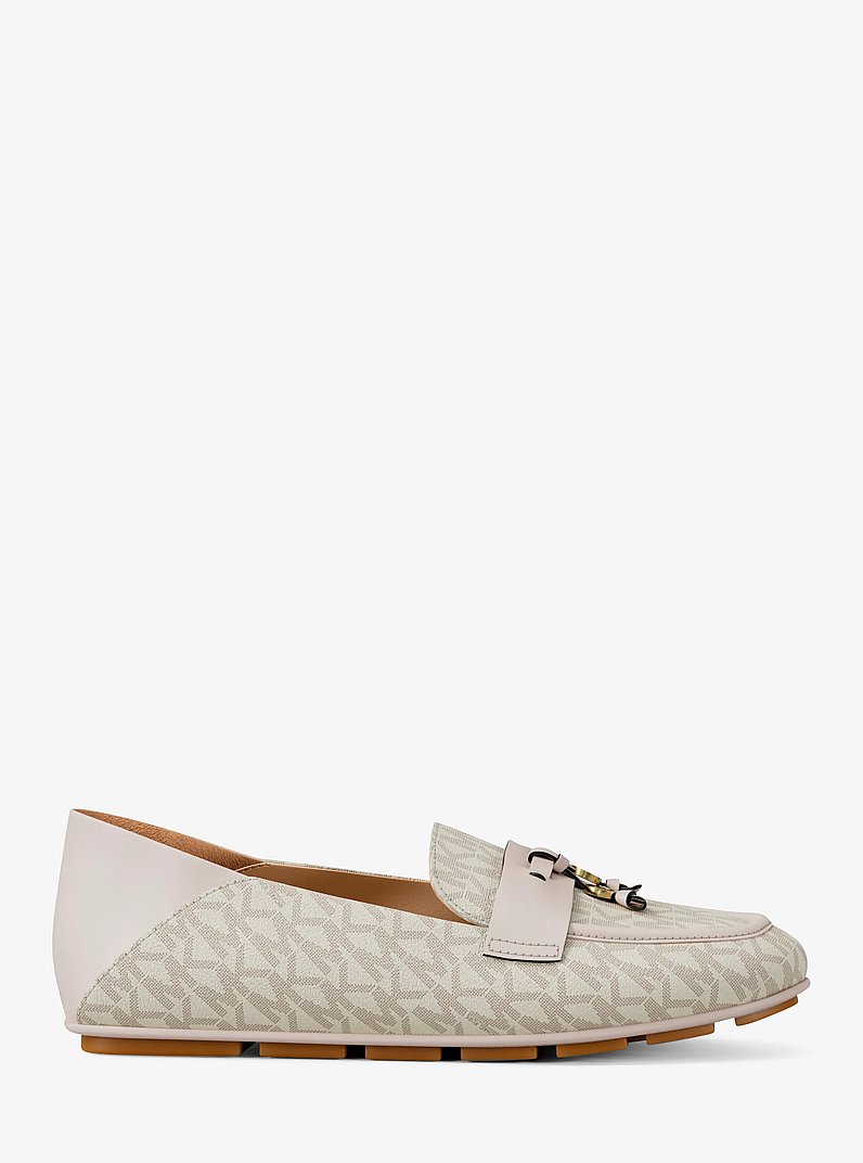 Mocassino Zoe con stampa logo in VANIGLIA | Michael Kors